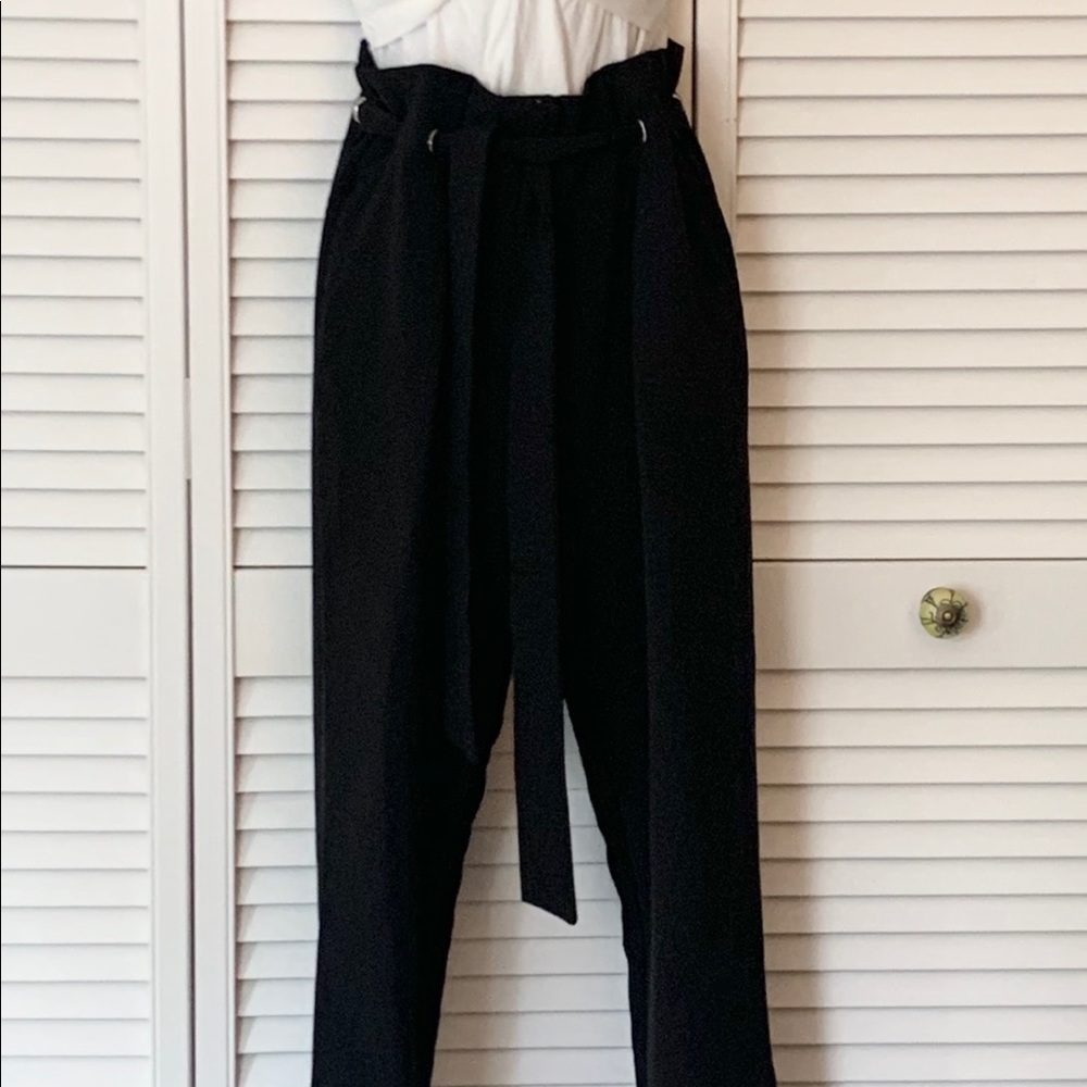 Paper Bag Waisted Pants